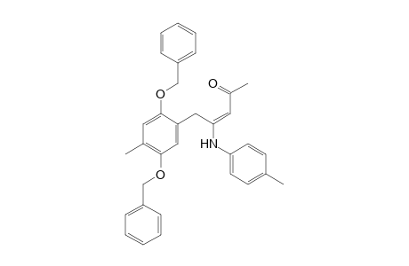 5-[2',5'-bis(Benzyloxy)-4'-methylphenyl]-4-[N-(p-methylphenyl)amino]-3-penten-2-one