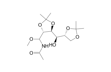 1-Acetamido-2,3-5,6-di-O-isopropylidene-1-O-methyl-D-glucitol