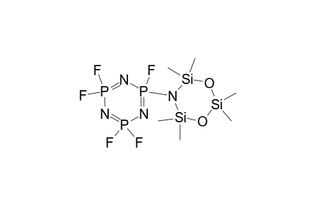 1,3,5,2,4,6-Triazatriphosphorine, 2,2,4,4,6-pentafluoro-6-(2,2,4,4,6,6-hexamethyl-1,3-dioxa-5-aza-2,4,6 -trisilacyclohex-5-yl)-2,2,4,4,6,6-hexahydro-