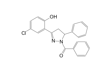 2-(1-benzoyl-5-phenyl-4,5-dihydro-1H-pyrazol-3-yl)-4-chlorophenol