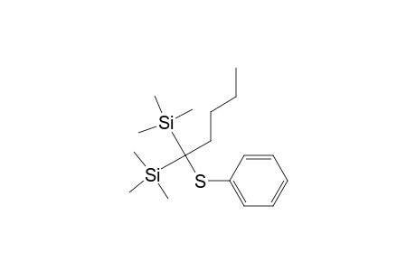 1,1-Bis(trimethylsilyl)-1-(phenylthio)pentane