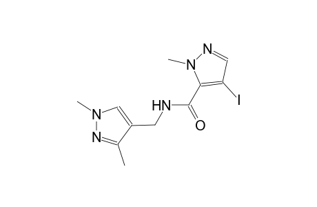 N-[(1,3-dimethyl-1H-pyrazol-4-yl)methyl]-4-iodo-1-methyl-1H-pyrazole-5-carboxamide