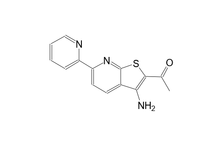 ethanone, 1-[3-amino-6-(2-pyridinyl)thieno[2,3-b]pyridin-2-yl]-