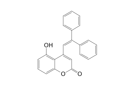 5-Hydroxy-4-(2,2-diphenylvinyl)-2H-chromen-2-one