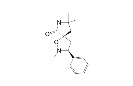 2-METHYL-3-PHENYL-6-OXO-8,8-DIMETHYL-1-OXA-2,7-DIAZASPIRO-[4.4]-NONANE