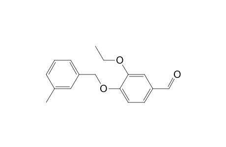 Benzaldehyde, 3-ethoxy-4-[(3-methylphenyl)methoxy]-