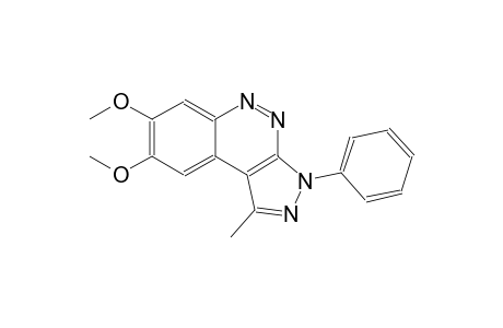 3H-pyrazolo[3,4-c]cinnoline, 7,8-dimethoxy-1-methyl-3-phenyl-