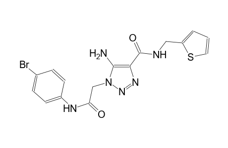 5-amino-1-[2-(4-bromoanilino)-2-oxoethyl]-N-(2-thienylmethyl)-1H-1,2,3-triazole-4-carboxamide