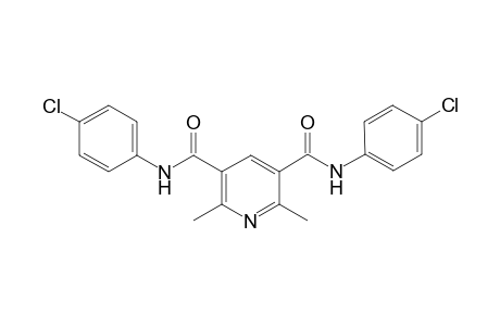 3,5-Bis[N-(4-chlorophenyl)-carbamoyl]-2,6-dimethylpyridine