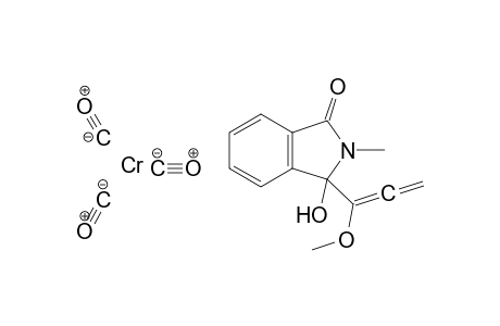 rac-Tricarbonyl[exo-3-hydroxy-endo-3-(1-methoxypropa-1,2-dienyl)-2-methylisoindolin-1-one]chromium(0)