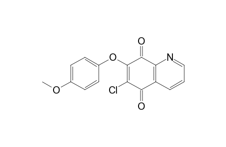 6-Chloro-7-(p-methoxyphenoxy)-quinoline-5,8-dione