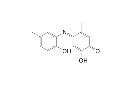 2,5-Cyclohexadien-1-one, 2-hydroxy-4-[(2-hydroxy-5-methylphenyl)imino]-5-methyl-