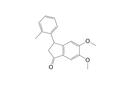5,6-Diimethoxy-3-(o-tolyl)indan-1-one