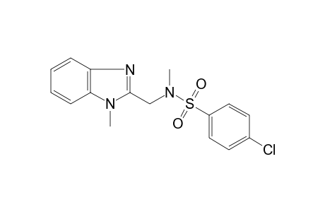 4-Chloro-N-methyl-N-[(1-methyl-1H-benzimidazol-2-yl)methyl]benzenesulfonamide
