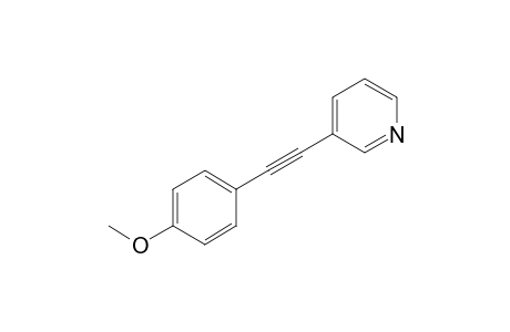 3-[2'-(p-Methoxyphenyl)ethynyl]-pyridine