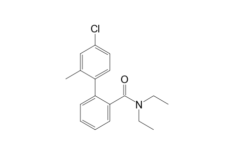 N,N-Diethyl-2'-methyl-4'-chlorobiphenyl-2-carboxamide