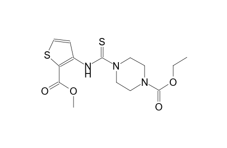 1-piperazinecarboxylic acid, 4-[[[2-(methoxycarbonyl)-3-thienyl]amino]carbonothioyl]-, ethyl ester