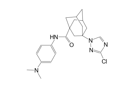 3-(3-chloro-1H-1,2,4-triazol-1-yl)-N-[4-(dimethylamino)phenyl]-1-adamantanecarboxamide