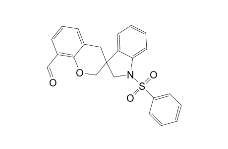 1-Phenylsulfonylspiro[indole-3,3'-chroman]-8'-carboxaldehyde