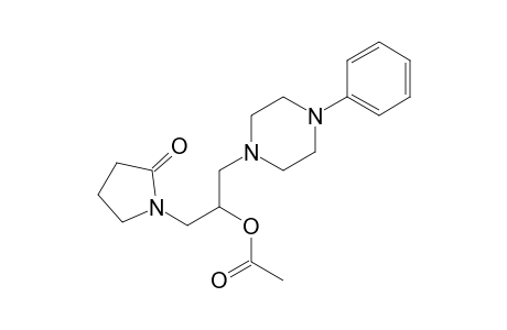 1-[2'-Acetoxy-3-(4''-phenyl-1"-piperazinyl)propyl]-pyrrolidin-2-one