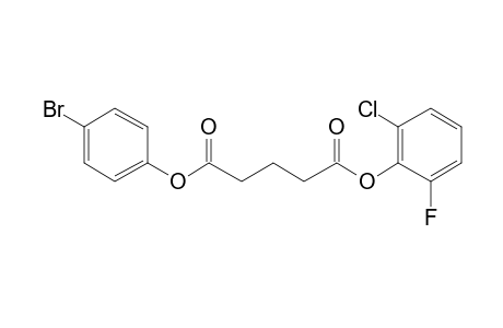 Glutaric acid, 2-chloro-6-fluorophenyl 4-bromophenyl ester