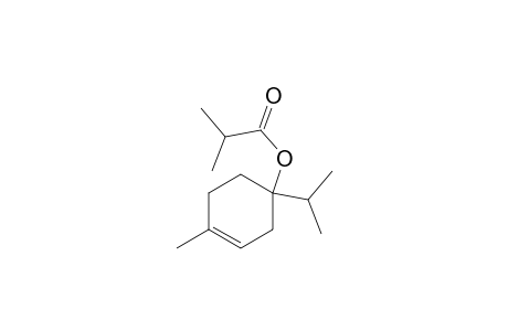 Propanoic acid, 2-methyl-, 4-methyl-1-(1-methylethyl)-3-cyclohexen-1-yl ester