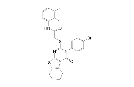 2-{[3-(4-bromophenyl)-4-oxo-3,4,5,6,7,8-hexahydro[1]benzothieno[2,3-d]pyrimidin-2-yl]sulfanyl}-N-(2,3-dimethylphenyl)acetamide