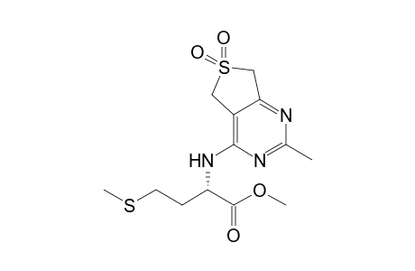 Methyl L-N-(2-methyl-6,6-dioxo-5,7-dihydrothieno[3,4-d]pyrimidin-4-yl)methioninate