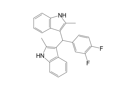 3-[(3,4-difluorophenyl)-(2-methyl-1H-indol-3-yl)methyl]-2-methyl-1H-indole