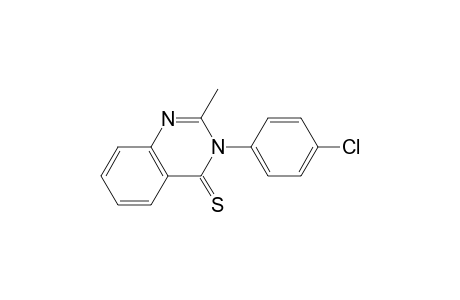 2-Methyl-3-(4-chlorophenyl)-4(3H)-quinazolinthione