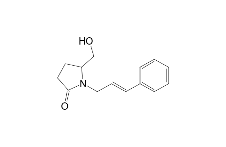 1-(3-Phenyl-2-propenyl)-5-hydroxymethyl-2-pyrrolidinone