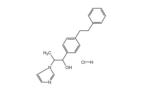 beta-METHYL-alpha-(p-PHENETHYLPHENYL)IMIDAZOLE-1-ETHANOL, MONOHYDROCHLORIDE