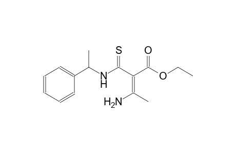 ethyl (2Z)-3-amino-2-{[(1-phenylethyl)amino]carbothioyl}-2-butenoate