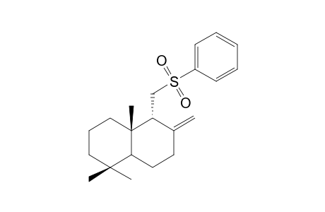 (8R,8aS)-4,4,8a-trimethyl-7-methylidene-8-(phenylsulfonylmethyl)-2,3,4a,5,6,8-hexahydro-1H-naphthalene