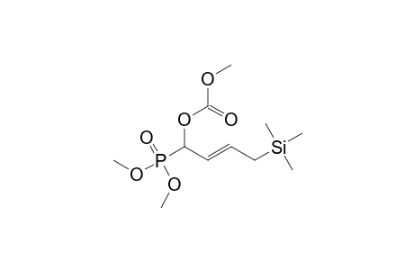 DIMETHYL-[1-(METHOXYCARBONYLOXY)-4-(TRIMETHYLSILYL)-2-BUTENYL]-PHOSPHONATE