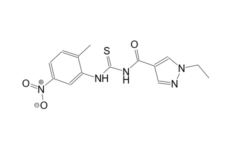 N-[(1-ethyl-1H-pyrazol-4-yl)carbonyl]-N'-(2-methyl-5-nitrophenyl)thiourea