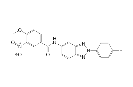 benzamide, N-[2-(4-fluorophenyl)-2H-1,2,3-benzotriazol-5-yl]-4-methoxy-3-nitro-