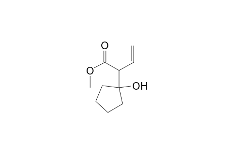2-(1-hydroxycyclopentyl)-3-butenoic acid methyl ester