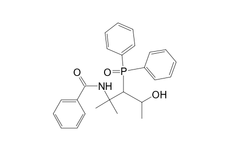 4-Benzamido-3-diphenylphosphinoyl-4-methylpentan-2-ol