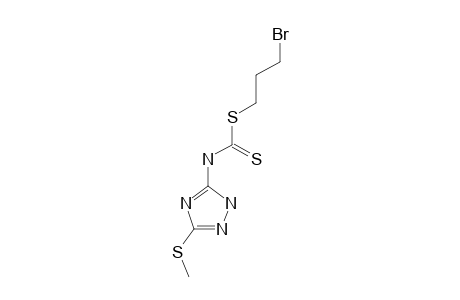 (3-BROMOPROPYL)-5-AMINO-3-METHYLTHIO-1H-1,2,4-TRIAZOL-1-YL-DITHIOCARBONATE