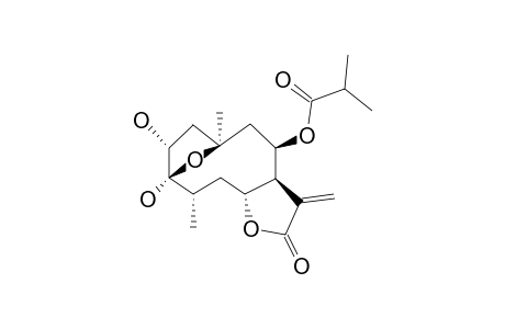 2-ALPHA-HYDROXYTIROTUNDIN;(2R)-2,3-DIHYDROXY-3,10-EPOXY-8-ISOBUTYLOXYGERMACRA-11(13)-EN-6,12-OLIDE