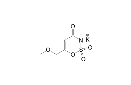6-(methoxymethyl)-1,2,3-oxathiazin-4(3H)-one, potassium salt, 2,2-dioxide
