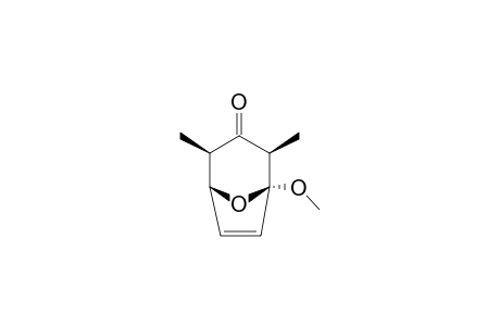 2,4-DIMETHYL-1-METHOXY-8-OXABICYCLO-[3.2.1]-OCT-6-EN-3-ONE