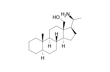 Pregnan-18-ol, 20-amino-, (5.alpha.,20S)-