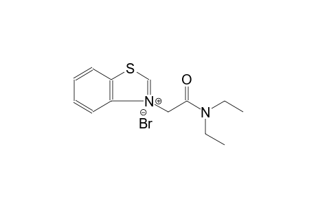 3-[2-(diethylamino)-2-oxoethyl]-1,3-benzothiazol-3-ium bromide