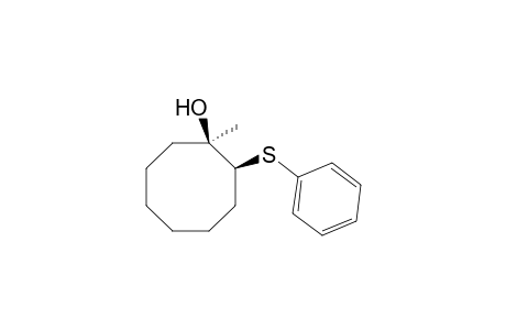 Cyclooctanol, 1-methyl-2-(phenylthio)-, cis-(.+-.)-