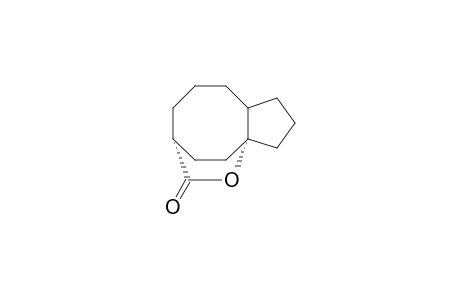(+-)-(3a.alpha.,6.alpha.,9a.alpha.)-Heptahydro-2H,7H-3,9a-ethanocyclopenta[b]oxocin-2-one