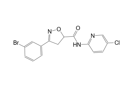 5-isoxazolecarboxamide, 3-(3-bromophenyl)-N-(5-chloro-2-pyridinyl)-4,5-dihydro-