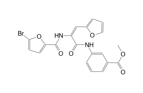 benzoic acid, 3-[[(2E)-2-[[(5-bromo-2-furanyl)carbonyl]amino]-3-(2-furanyl)-1-oxo-2-propenyl]amino]-, methyl ester