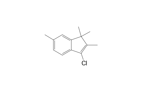 3-Chloranyl-1,1,2,6-tetramethyl-indene